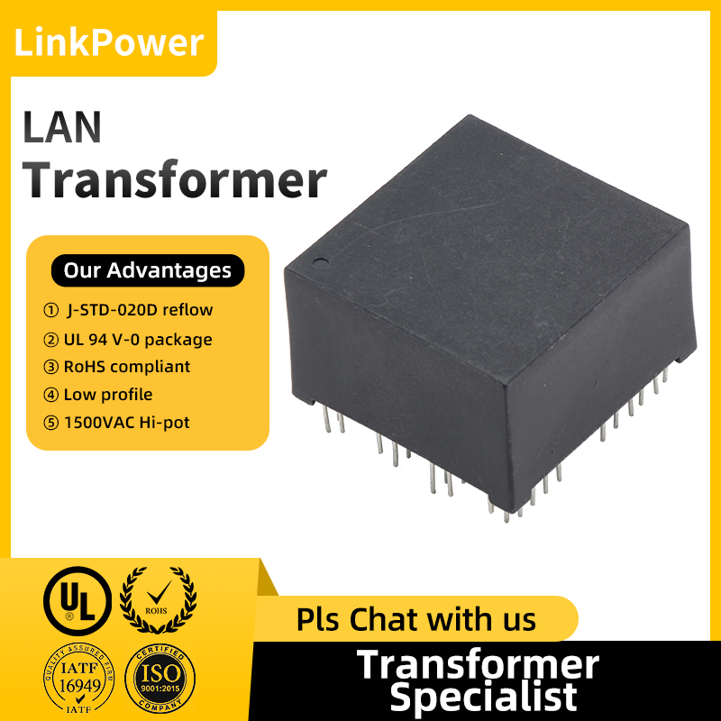 LAN transformers improve network performance and reliability for high-speed Ethernet and IoT applications.
